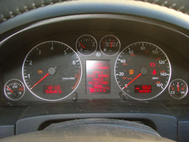 2002 audi a6 avant 3.0l c5 instrument cluster 122k