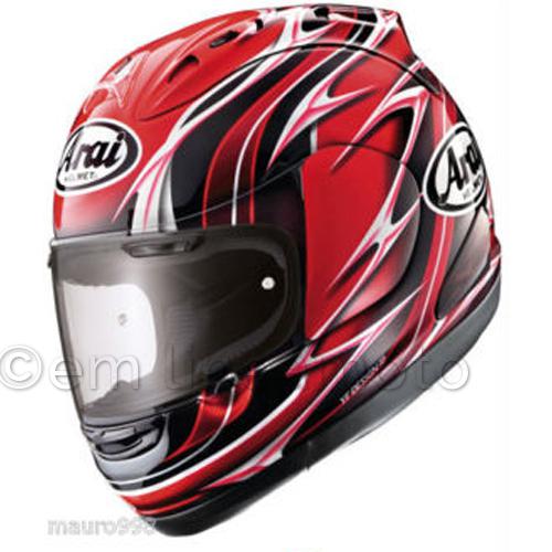 _ helmet arai rx-7 gp randy mamola red l