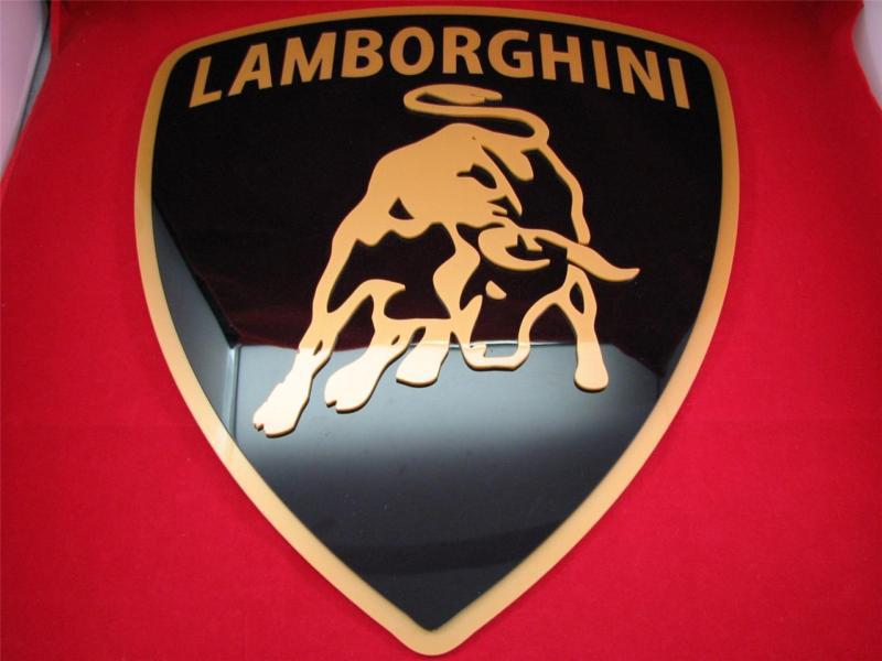 Nice lamborghini dealer sign plaque murcielago aventador gallardo diablo