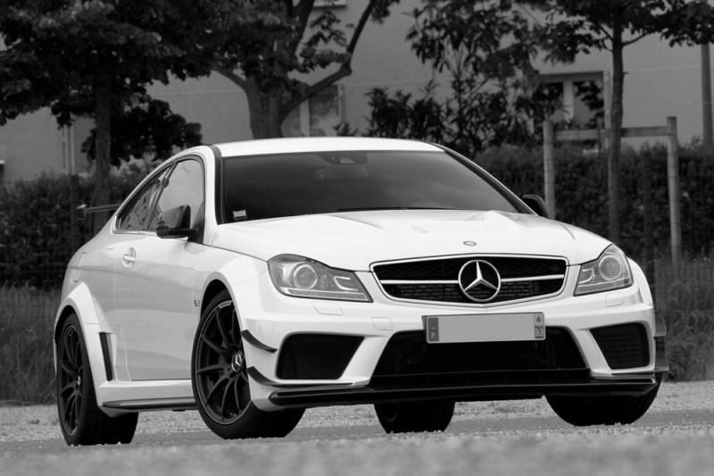 Mercedes c63 amg black series hd poster super car b&w print multiple size