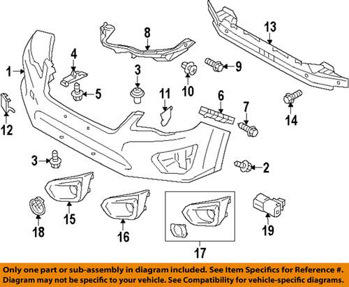 Subaru oem 57780fj000 front bumper-insulator