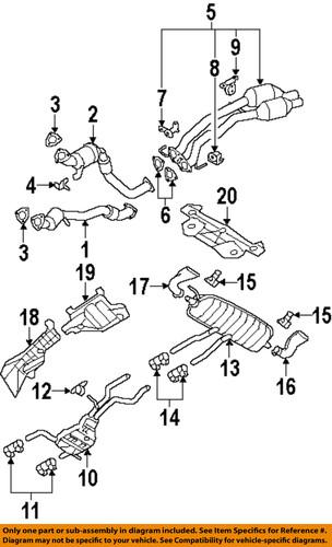 Audi oem 4l0253682a exhaust tail pipe chrome tip/exhaust system parts