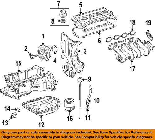 Toyota oem 1717721030 intake manifold gasket