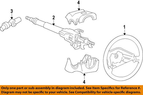 Subaru oem 34500aj13a steering misc