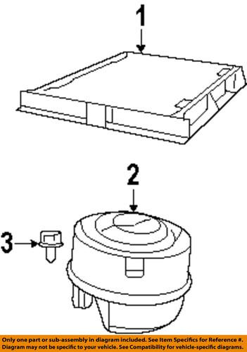 Mopar oem 56038724ab alarm system-alarm horn