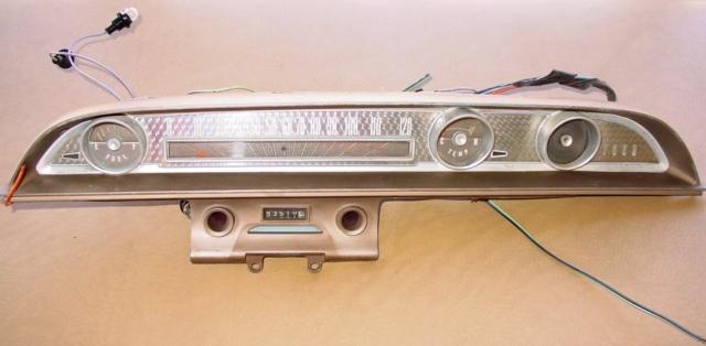 62 1962 ford fomoco galaxie dash guages housing part # c2af-10841 20063