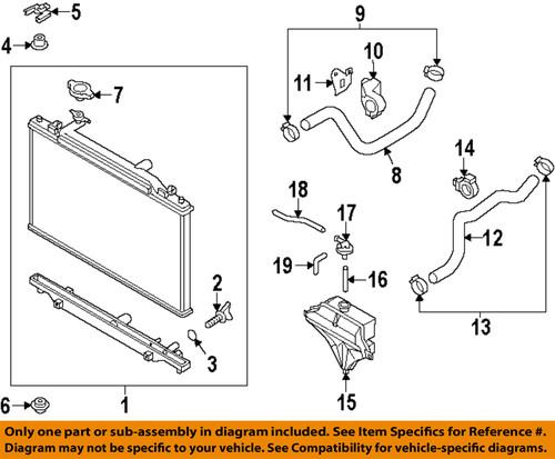 Mazda oem pe0115351a radiator-reservoir