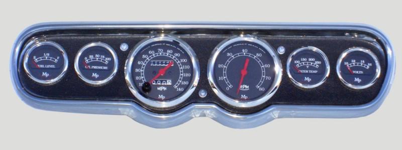 1965 1966 mustang chrome gauge instrument dash panel