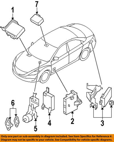 Mazda oem geg267560 body control module/body control computer