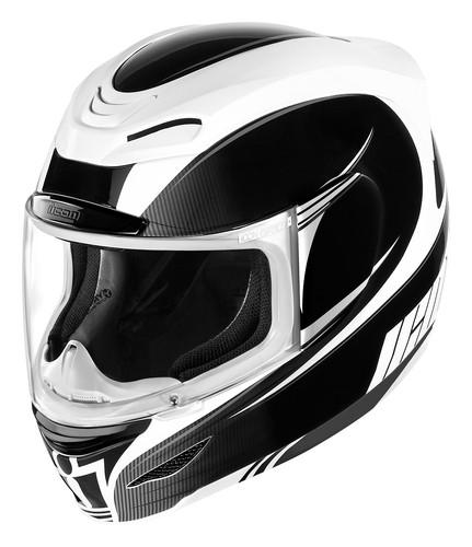 Icon airmada salient helmet black/white