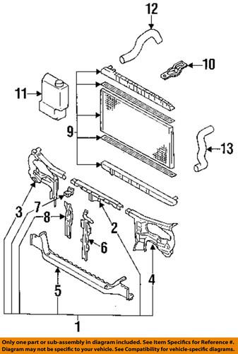 Nissan oem 2150364y00 radiator-lower hose