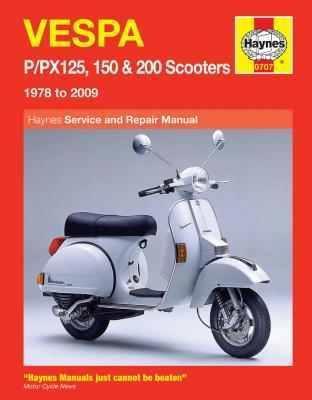 Haynes shop repair manual vespa p/px 125/150/200 scooter 1978-2009