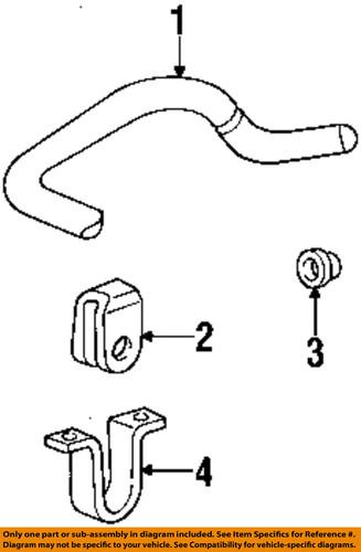 Ford oem f2uz5k486a stabilizer bar-stabilizer bar bushing