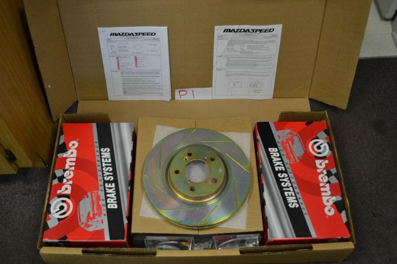 New mazdaspeed brembo high performance brake kit rams-8m-d12 