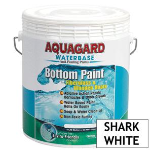 Brand new - aquagard waterbased anti-fouling bottom paint - 1gal - shark white -