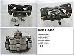 Undercar express 10-18495 rear right rebuilt caliper with pad