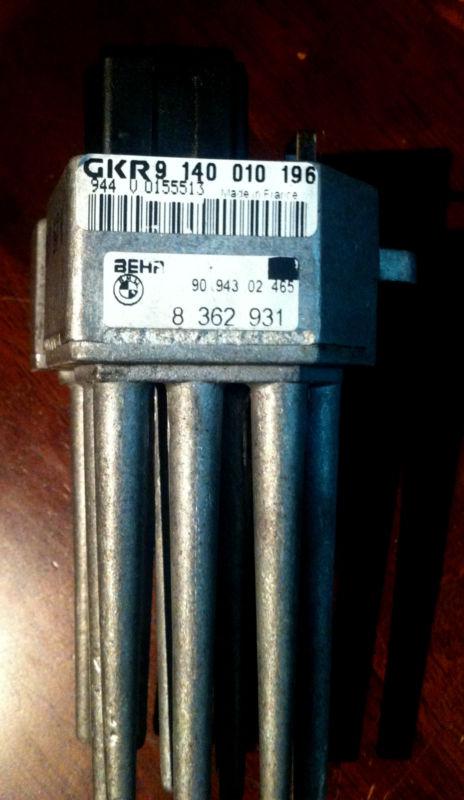 Bmw relay fsu e36 e39 final stage blower resistor control behr 8362931 (tested) 