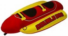 Kwik tek double dog tube 2 person - red/black/yellow - 76'' x 55'' hd-2