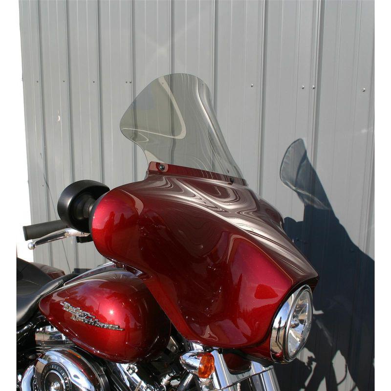 Klock werks tinted 11.5" flare windshield 96-13 flh batwing harley custom bagger