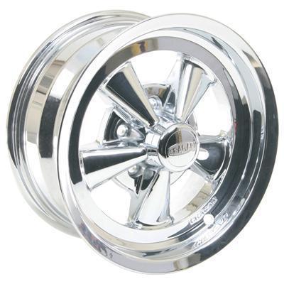 Cragar s/s 1-piece aluminum chrome wheel 15"x7" 5x4.5" bc set of 4