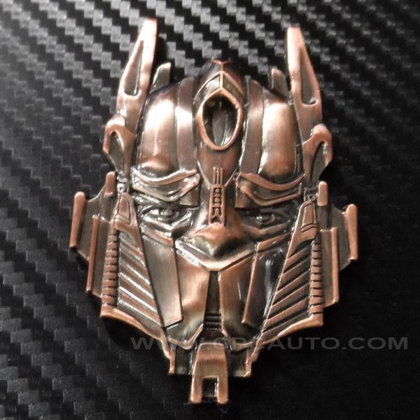 3d newcar front grill grille fender hood metal emblem badge transformers autobot