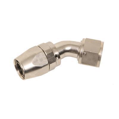 Summit 220286n hose end 45 deg -12 an hose to female -12 an nickel plated ea