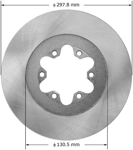 Bendix prt5906 front brake rotor/disc-disc brake rotor