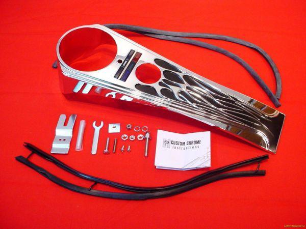 Inferno long dash fits harley softail fat bob tank 68-95 chrome  diecast  steel