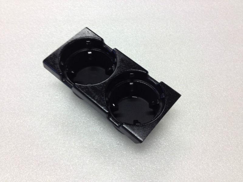 00 05 bmw e46 325 330 330 328 center console cup holder oem black