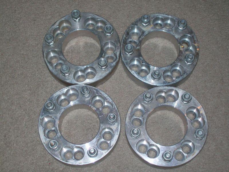 4 billet wheel adapters 5x108mm/5x110mm to 5x4.5'' 15mm spacers 5 lug 82.5mm