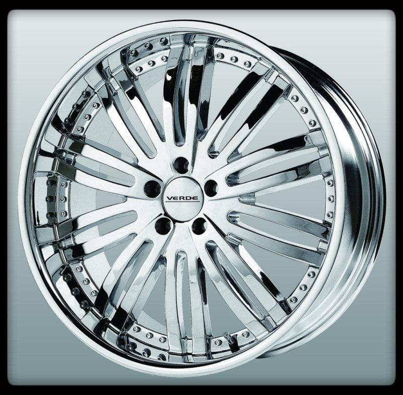 20" x 8.5" verde v56 madonna chrome charger riviera cl550 lumina dts wheels rims