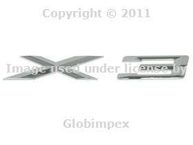 Bmw e83 (04-09) emblem "x3" for rear hatch genuine + 1 year warranty