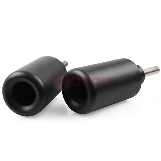 1 pair new for 03-04 suzuki gsxr1000 black no cut frame sliders crash protector