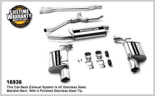 Magnaflow 16936 dodge charger stainless cat-back system performance exhaust