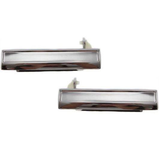 Outer outside exterior chrome door handle set pair for camaro cavalier firebird