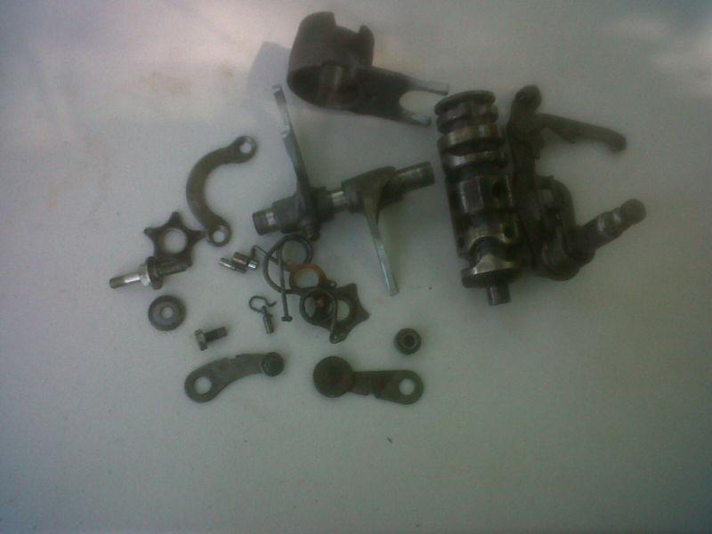 Honda tl250 transmission shifter and fork assembly