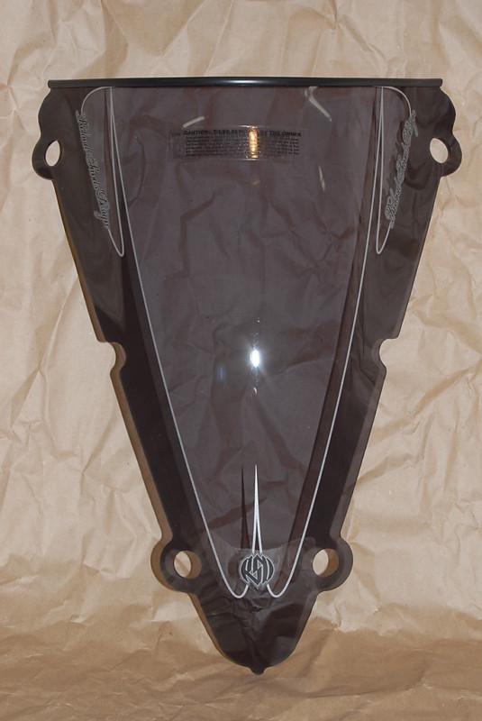 Clarion roland sands design windshield, yamaha yzf r1, smoke, yz r1, 2004-2006