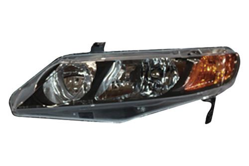 Tyc 20-6734-01 - 2006 honda civic left replacement headlight assembly