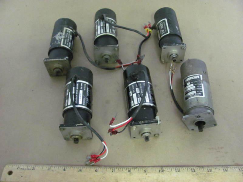 Lear jet stabilizer actuator motors - lot of 6 each!