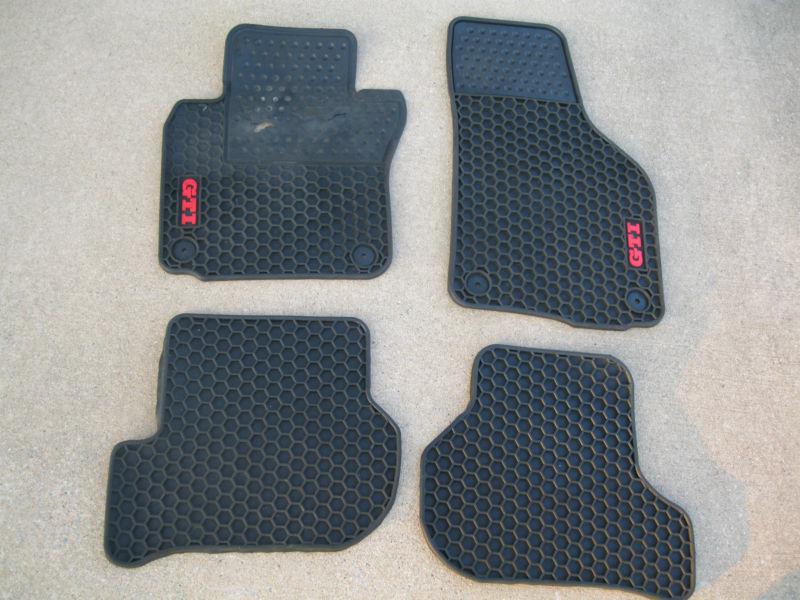 Vw gti monster mats floor mats (set of 4) 06-13 round clip