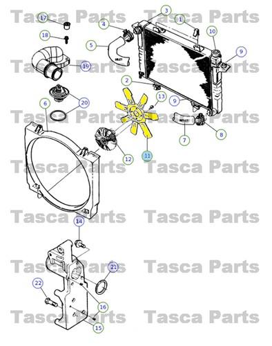 New oem engine cooling fan 2000-2002 dodge ram trucsk 5.9l diesel #52028893aa