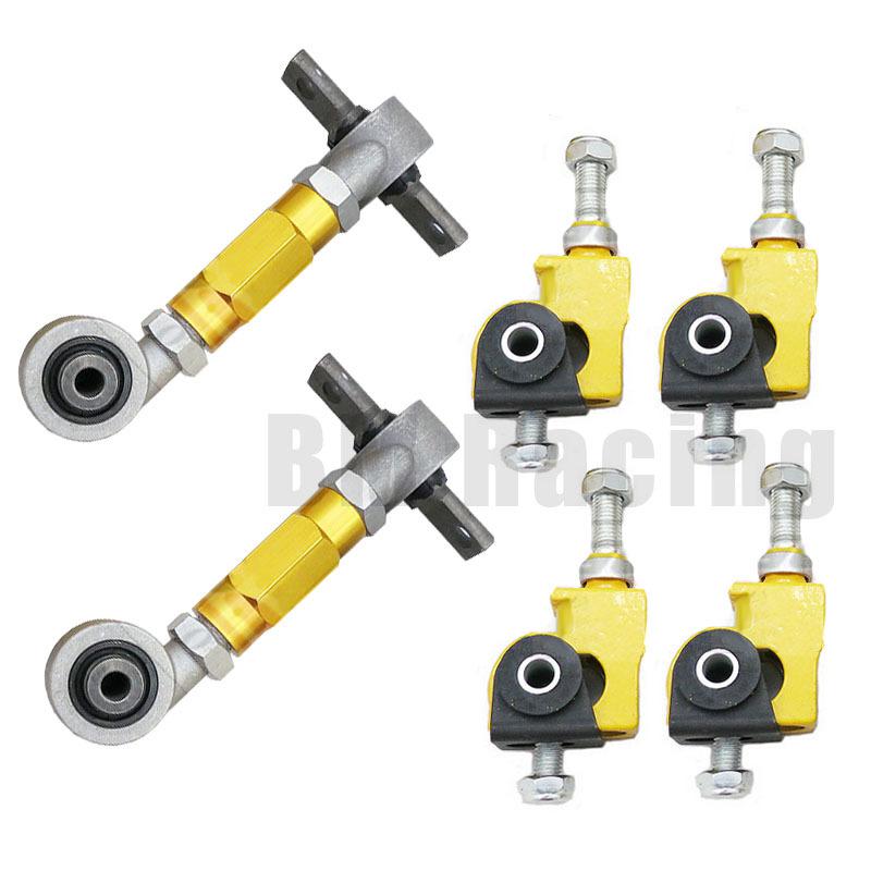 Godspeed gold civic crx integra front rear camber kit adjustable da dc2 eg ef si