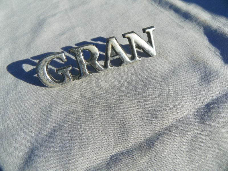 1972-75 ford "gran" torino emblem