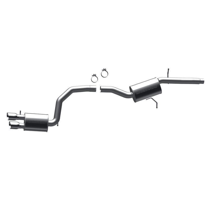 2009-2012 audi a4 2.0l turbocharged stainless cat-back system magnaflow exhaust 