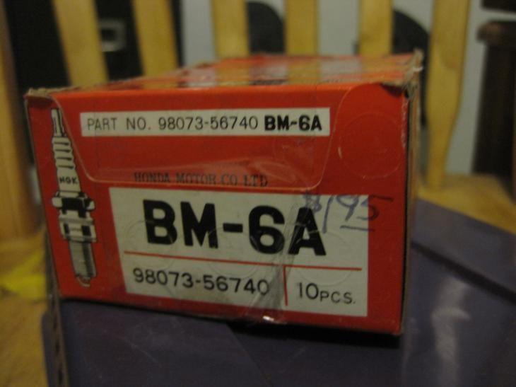 Nos ngk bm-6a 5921 spark plugs box of 10