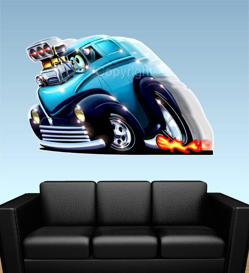 1948 ford delivery sedan truck wall decal man cave mural 6170 nwt