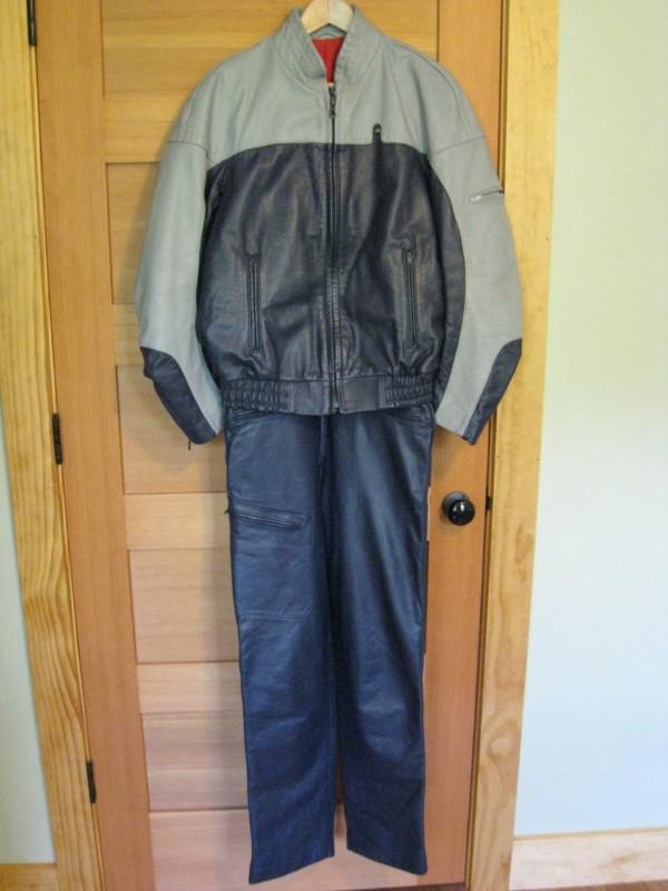 Vintage bmw leather jacket & bib pants