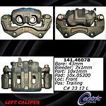 Centric parts 141.46078 front left rebuilt caliper with hardware