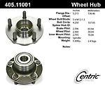 Centric parts 405.11001 rear hub assembly