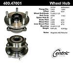 Centric parts 400.47001e rear hub assembly